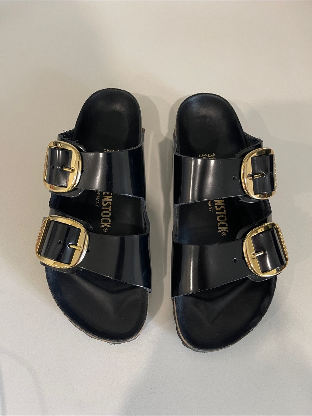 Birkenstock Arizona Big Buckle High Shine Sandals - Picture 3 of 10